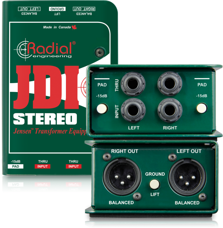 JDI Stereo - Radial Engineering Stereo Passive DI