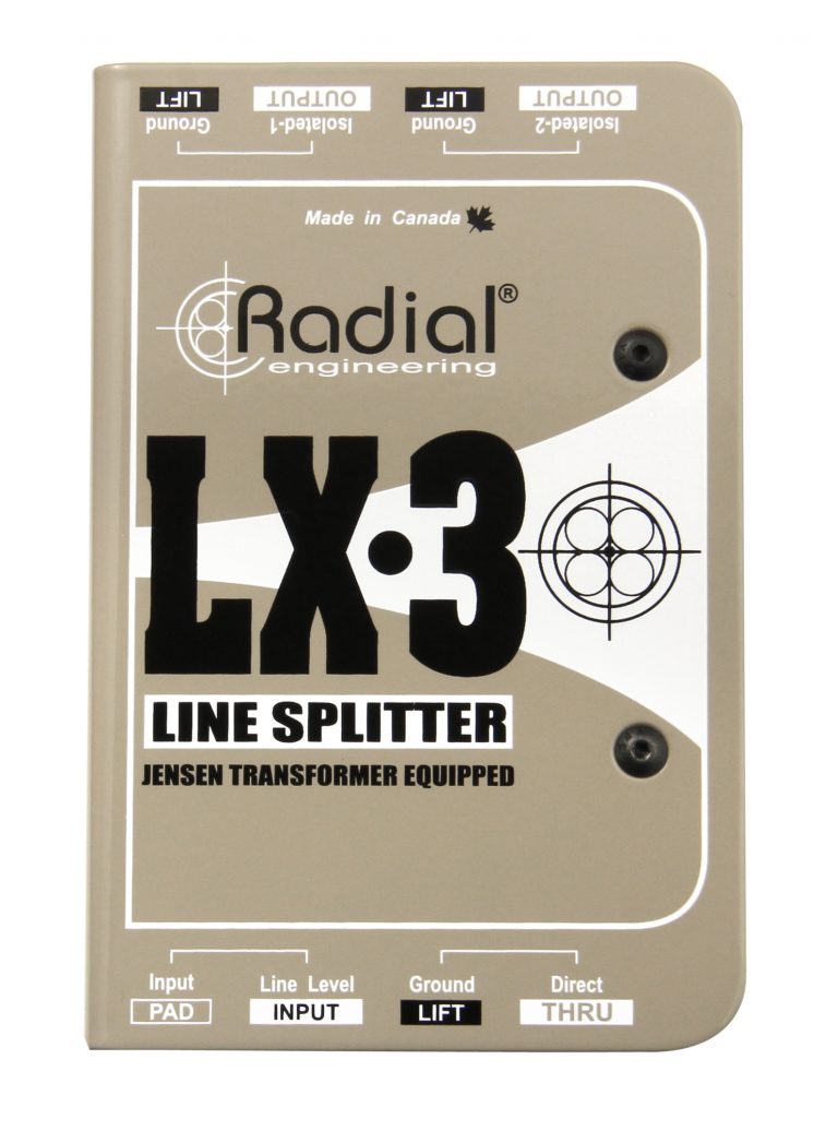 1 input passive Radial JS3 Mic splitter 1 direct out  BEST OFFER R057 