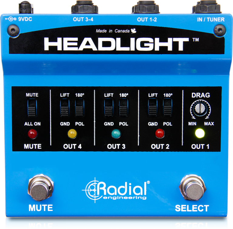グッドふとんマーク取得 【送料無料】Radial Engineering Headlight Guitar Amp Selector Pedal【 並行輸入品】
