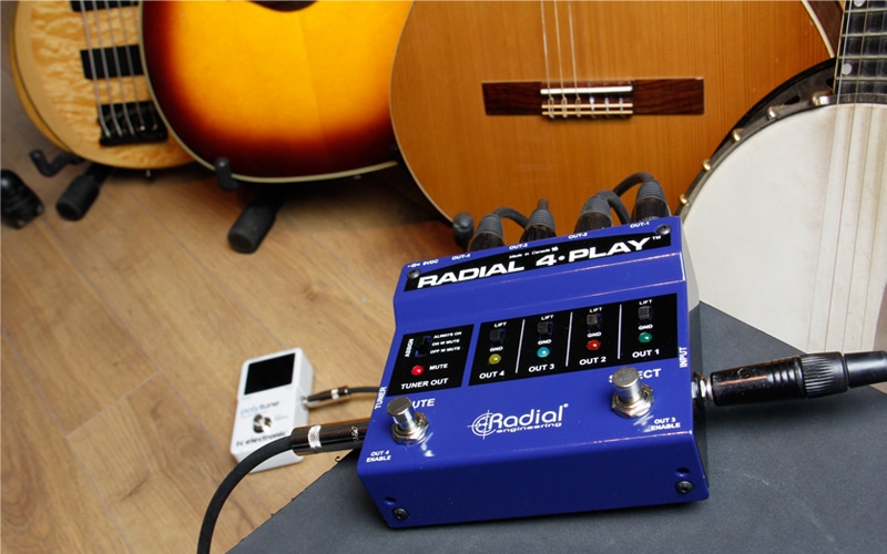 Radial 4-Play instrument selector