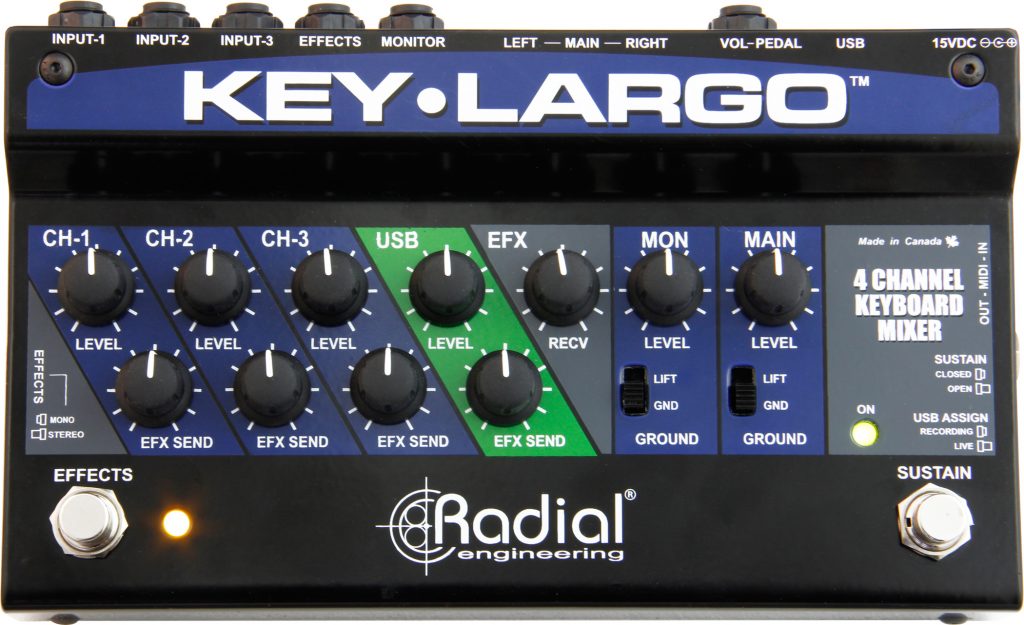 Key Largo Top Keyboard mixer