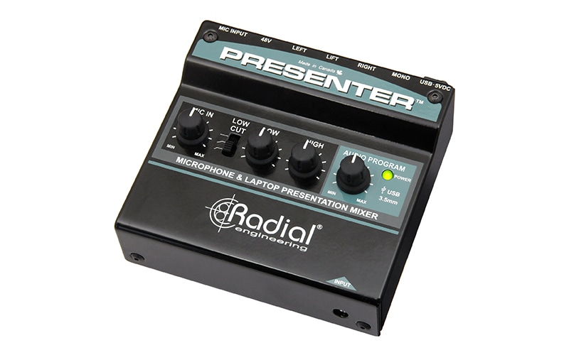 Radial's new compact mixer, the Presenter™, is now shipping! - Radial  Engineering