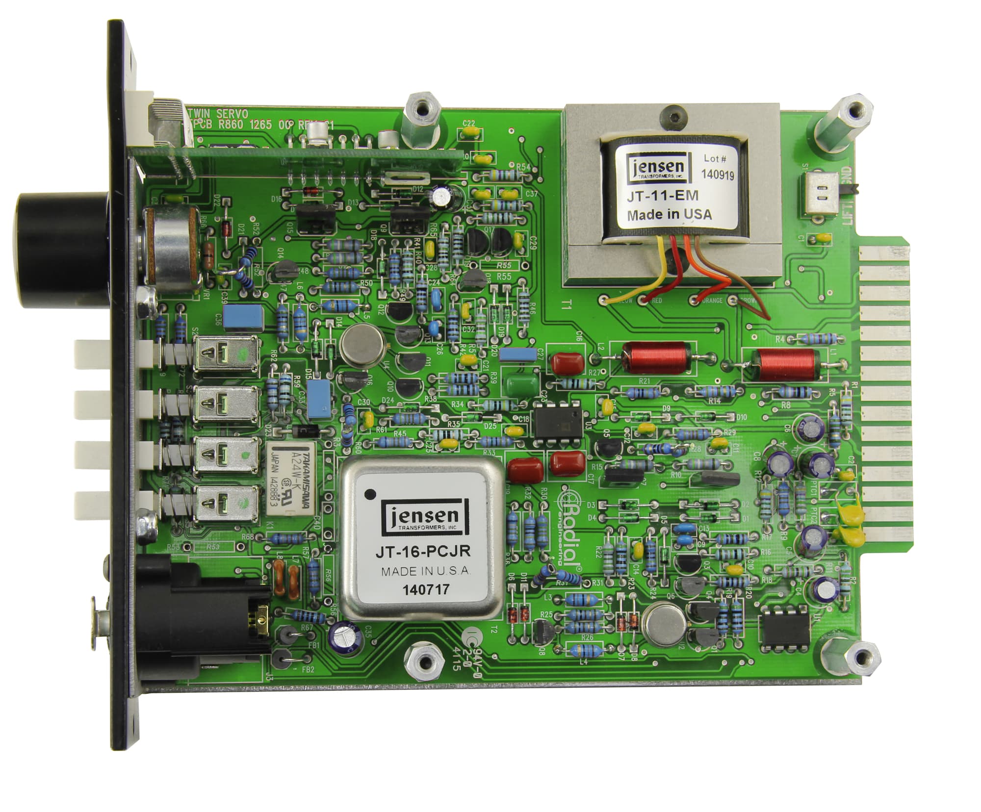 Twin Servo Preamp inside view