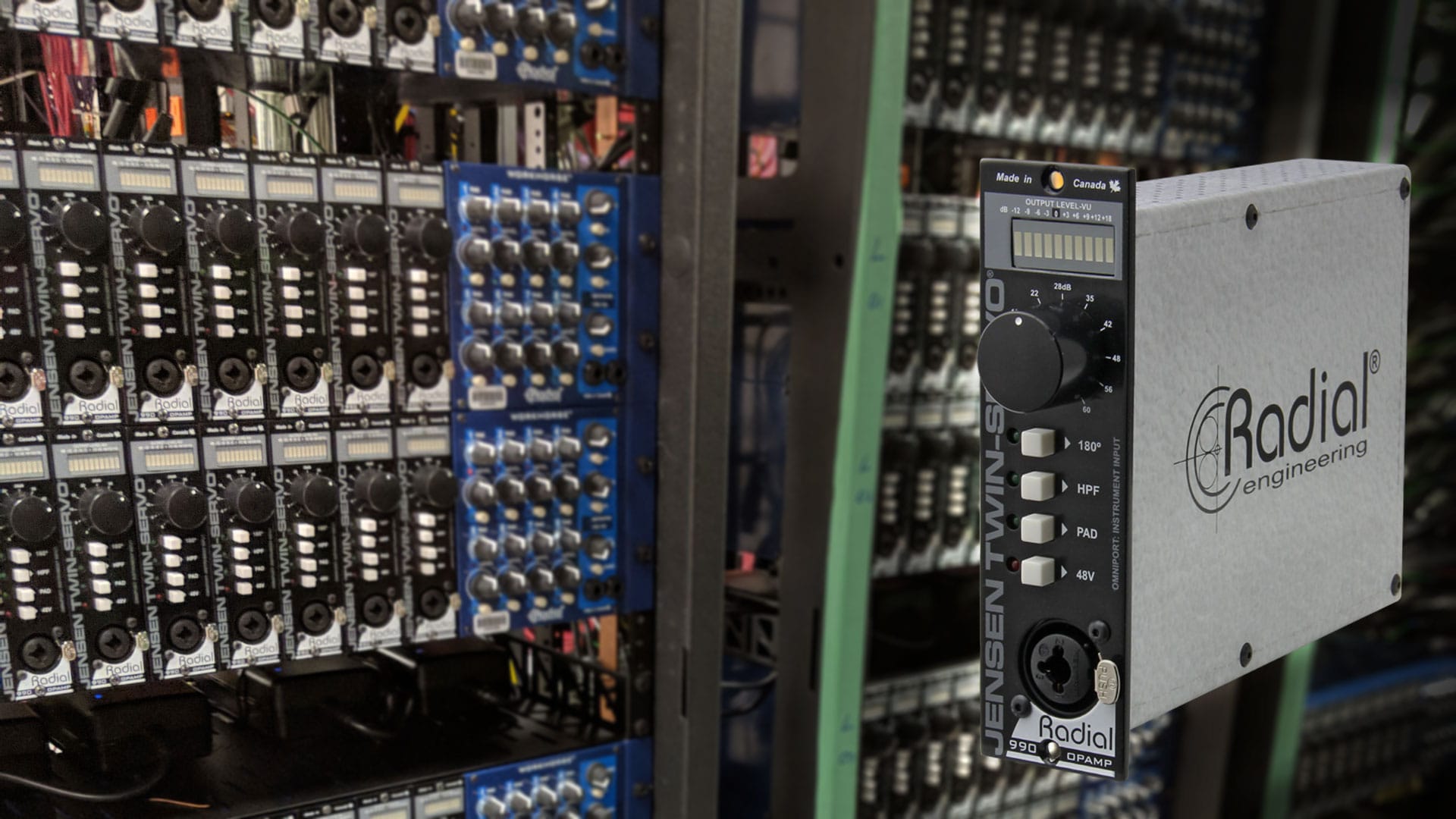 640 TwinServo’s seated in Parliament Radial Engineering