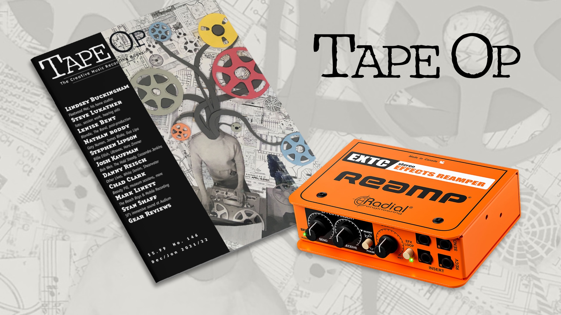 Tape Op Magazine Reviews the EXTCStereo Radial Engineering