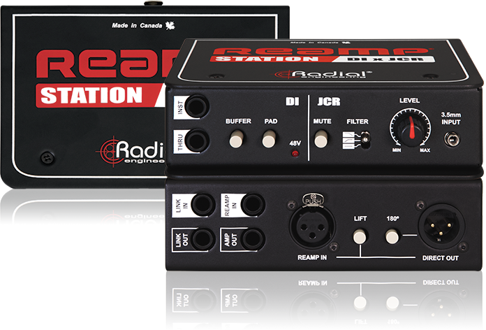 Radial Engineering Reamp® Station - Studio Reamper & Active Direct Box